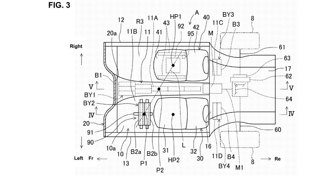 Mazda patent drawing